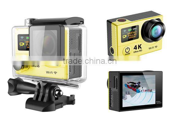 Manufacturer Dual Display WIFI HD 4K WIFI Action Camera H3R
