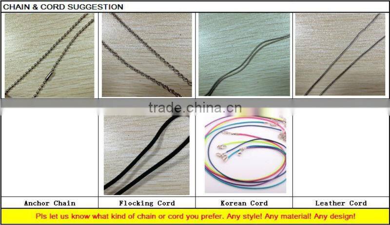 Black Light Flat Dog Tag "I love brother" Necklace For Family Gifts