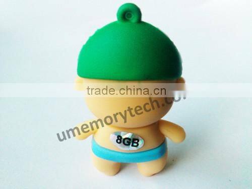 rogue kids doll shape flash disk usb 2gb flash memory usb
