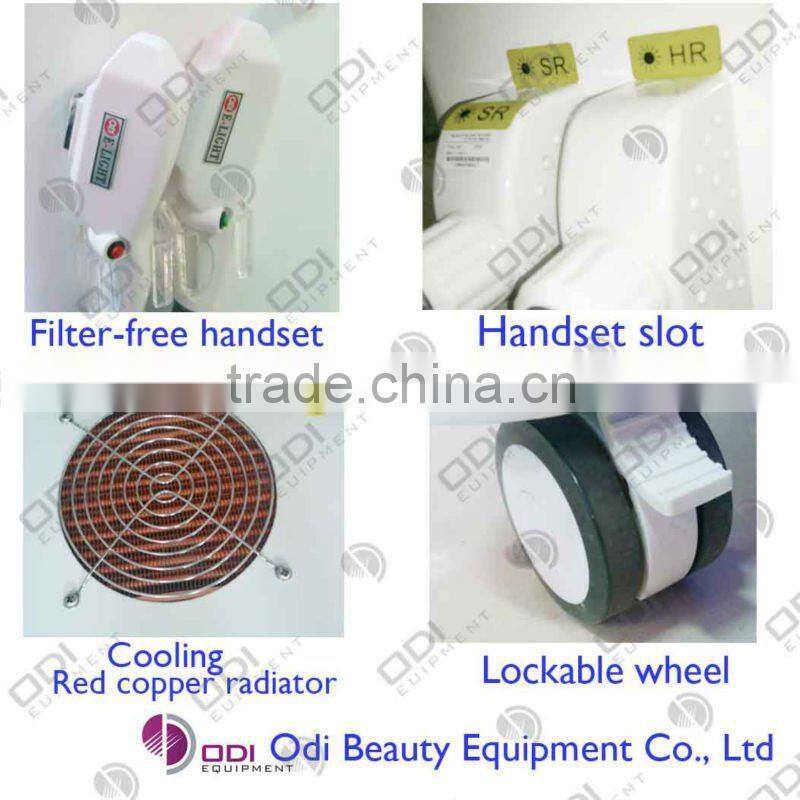 (CE-certified) xenon flash lamp ipl Hair Removal E-light (IPL+RF) Machine(OD-E80)