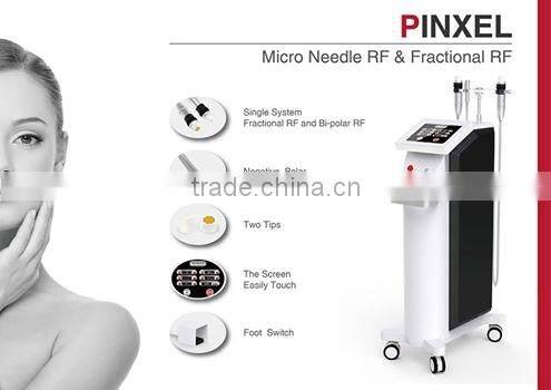 2016 Alibaba express micro needle rf / fractional rf microneedle sale /radio frequency wrinkle removal and skin rejuvenation