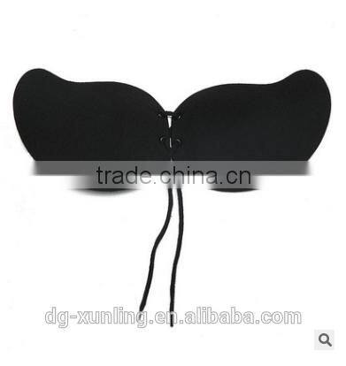 Sexy woman Push Up Self-Adhesive Silicone Bust Front Closure Strapless Invisible bra Wholesale