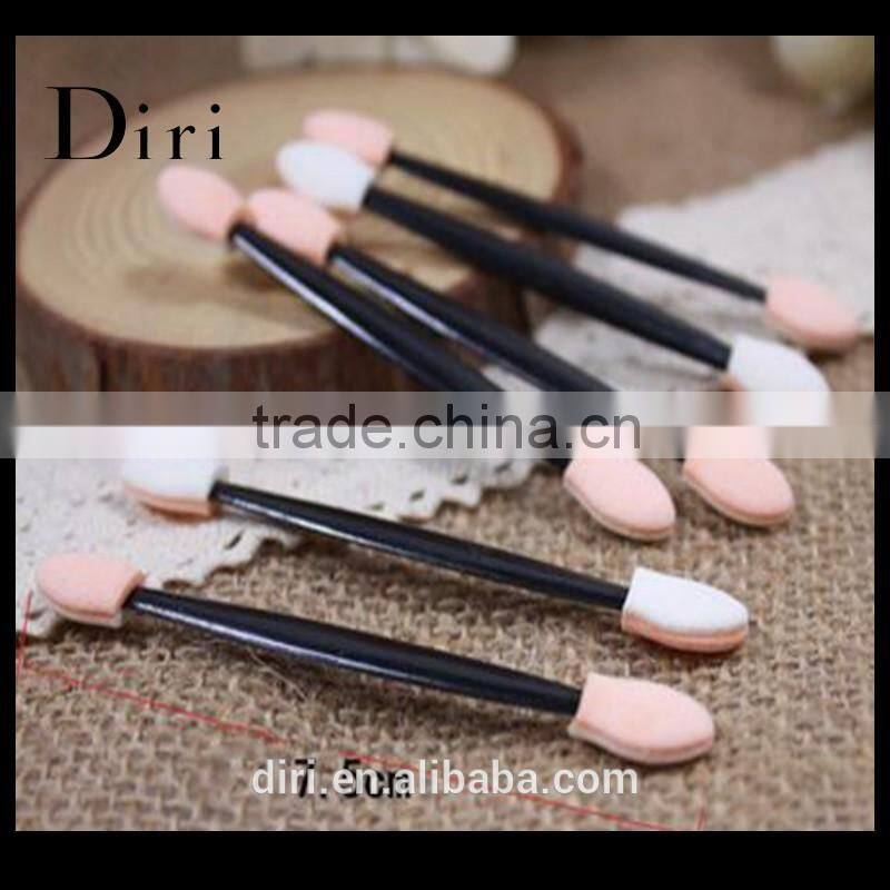 1Pcs 2 Heads Black Wooden Multifunctional Makeup Brush Eyeshadow Brush