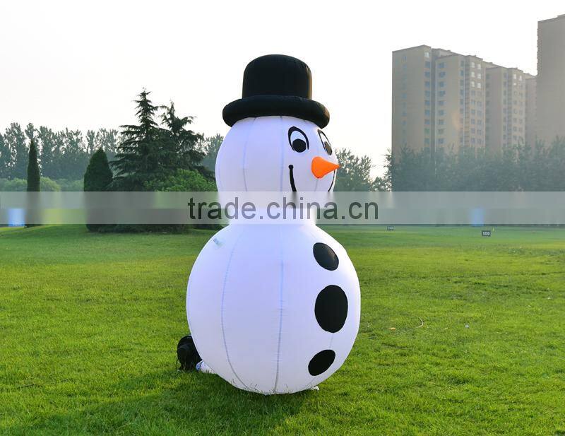 Inflatable Snowman with different faces and styles