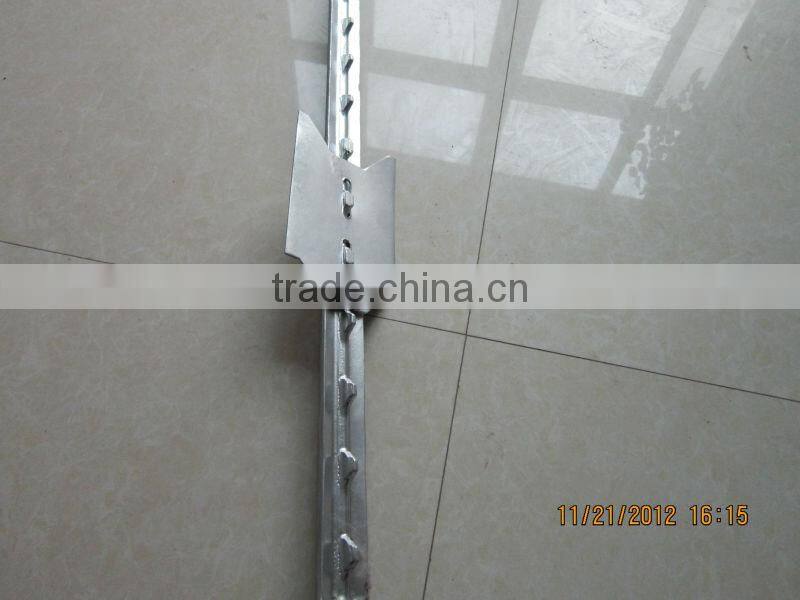 Top quality competitive price American US Studded fence T Post Y fence post