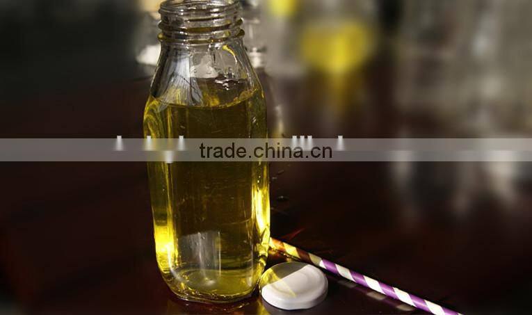 Clear French square glass milk bottle beverage bottle