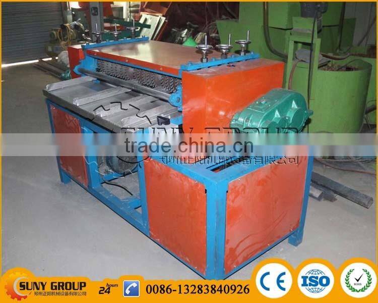 waste air conditioner aluminum copper recycling machine/scrap radiator tube peeling machine