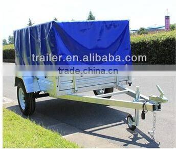 2016 Hot Sales!!! High Quality 7x5ft Hot Dipped Galvanized Stronger Utility Caged Box Trailer