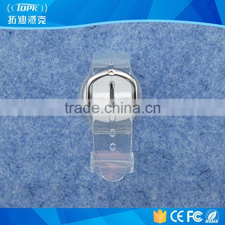 Ultralight transparent smart waterproof rfid plastic wristband
