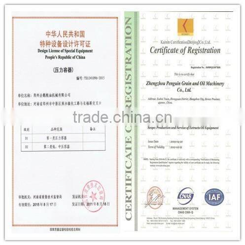 Production mini line for flower oil/soybean oil/soybean oil CE BV certificate