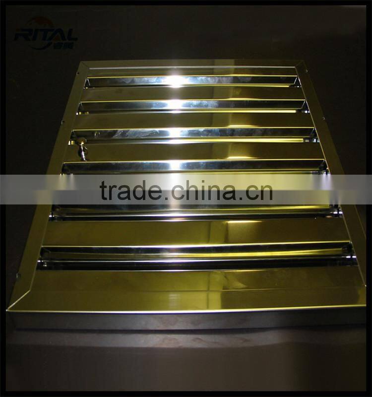 Factory produce high quality stainless steel grease baffle filter