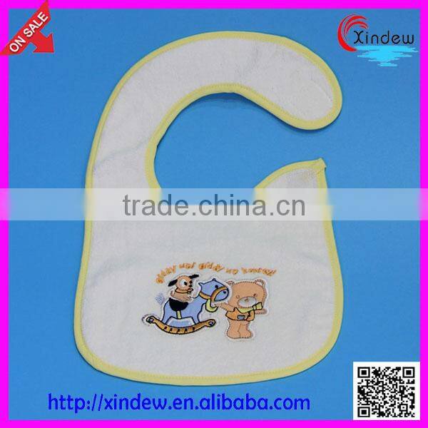 cotton terry bib