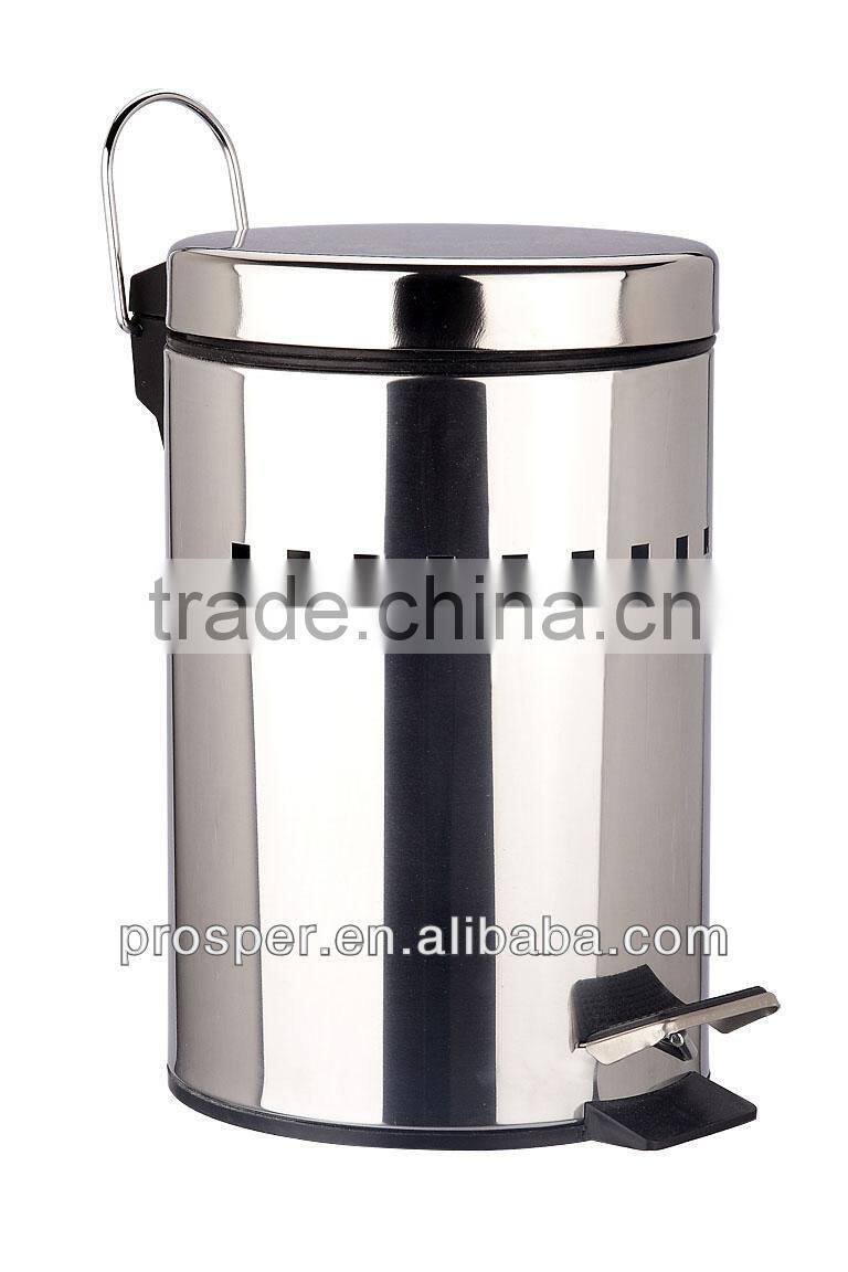 Step Bin (3L-20L,ROUND),Stainless Steel Rubbish Bin,Garbage Bin