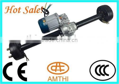 electric tricycle differential rear axle , three wheeler car cargo trike motor, electric motor driving rear axle, AMTHI