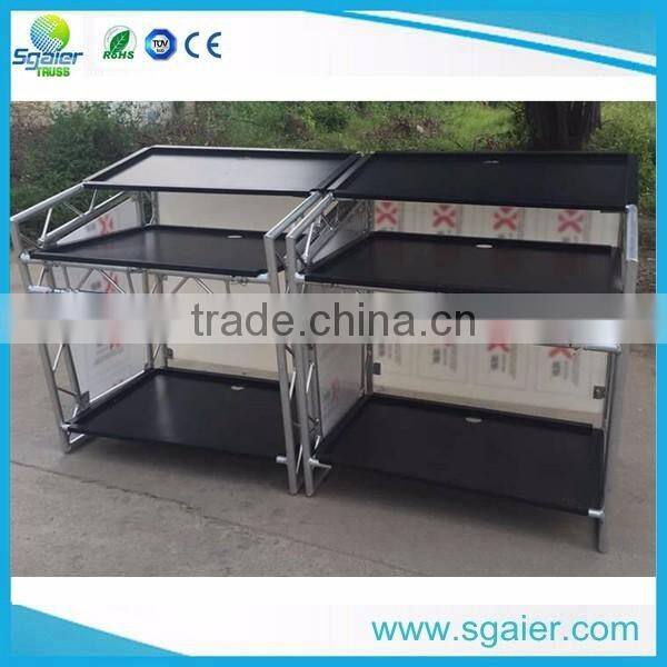 Led light folding mobile portable dj table bar counter for sale