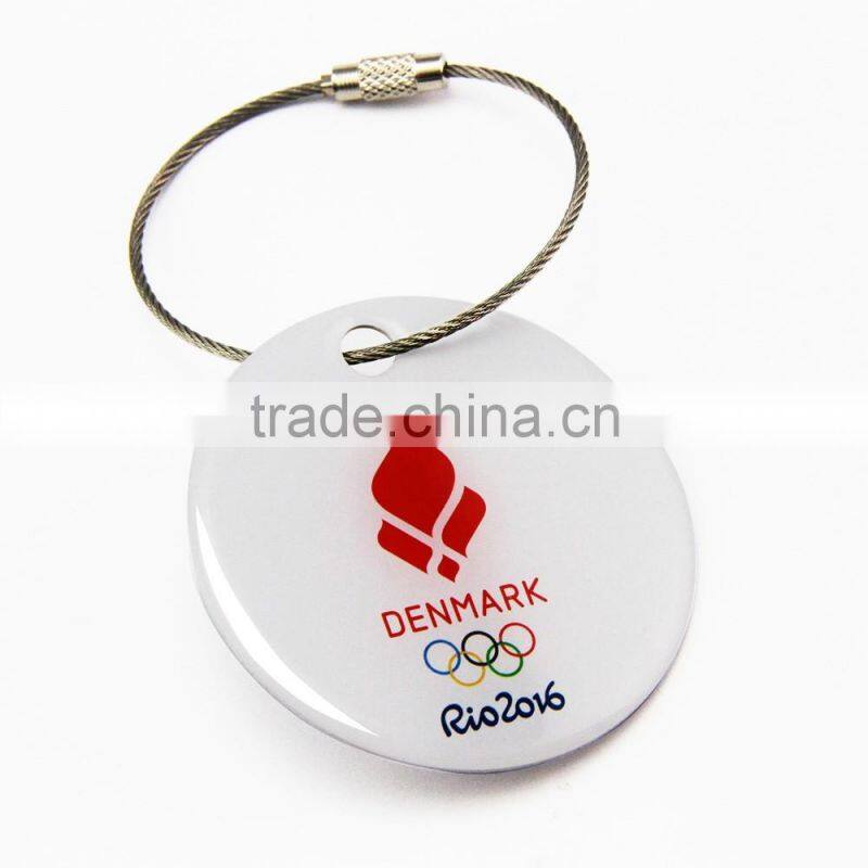 OEM Factory Supply RFID NFC epoxy sticker keychain key card for Hotel Access Control