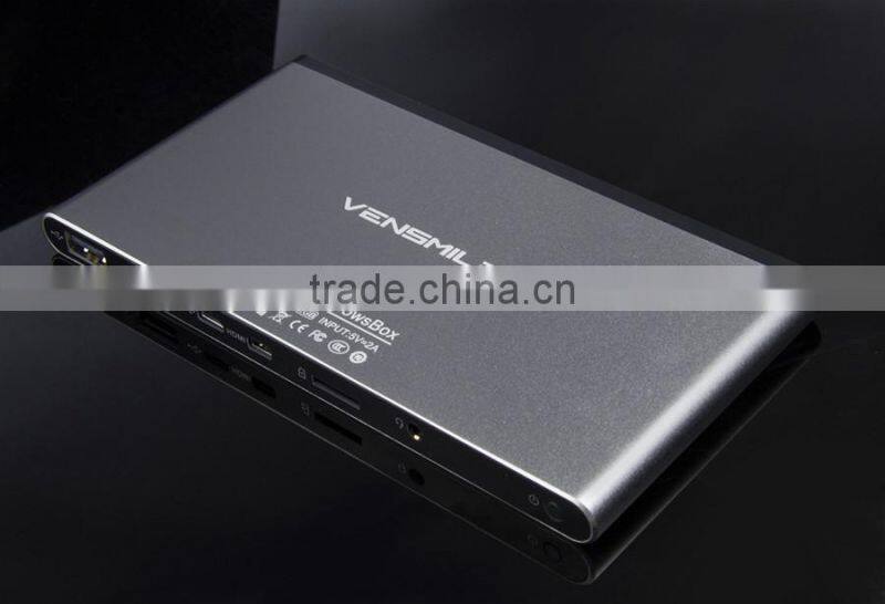 Vensmile IPC0002 W10 Intel Quad Core 2GB 32GB Window 8.1 OS Wintel TV Box Mini Smart PC