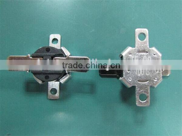 4PIN 2Poles Temperature Control KSD306 55~180 Degree NO/NC 10/15A 250VAC Circuit Breaker