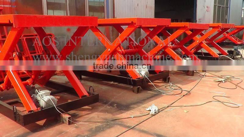 Hydraulic Stationary Scissor Lift Platform For Austria Client SJG1.5-3