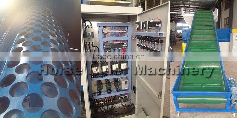 Hot popular shredder and crusher two in one Machinery single shaft hard plastic shredder