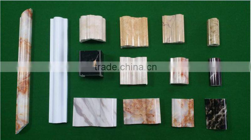 New style plastic marble imitation floor making machine price