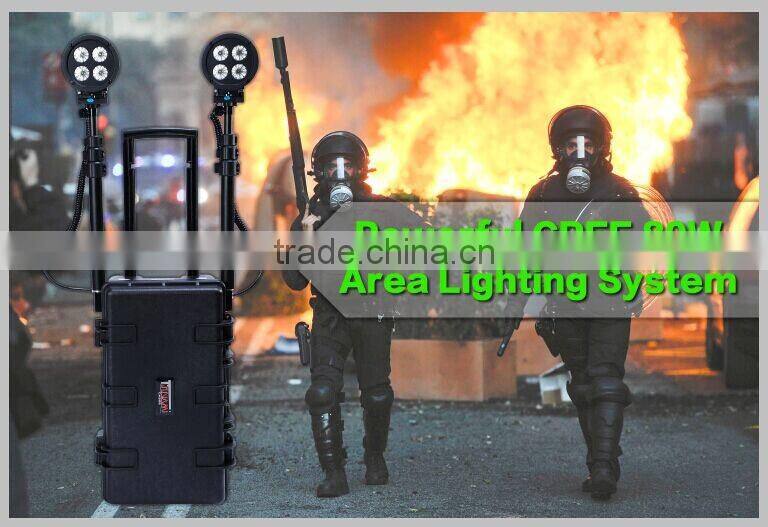 portable led emergency light RLS51-80W rechargeable Portable Area industrial safety flashlight