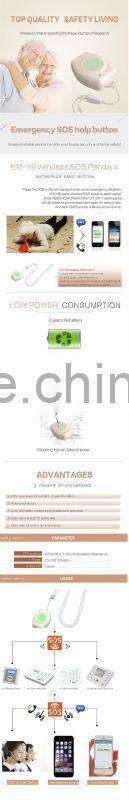 emergency panic button/wireless panic button/auto dialer with panic button