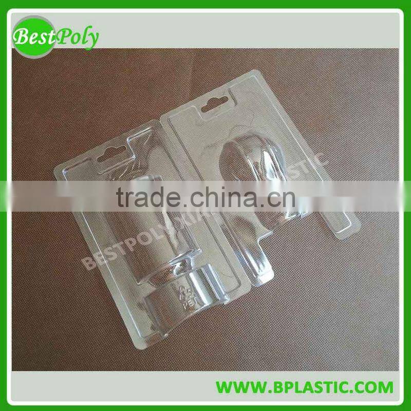 Disposable Thermoformed plastic blister packaging for cosmetic