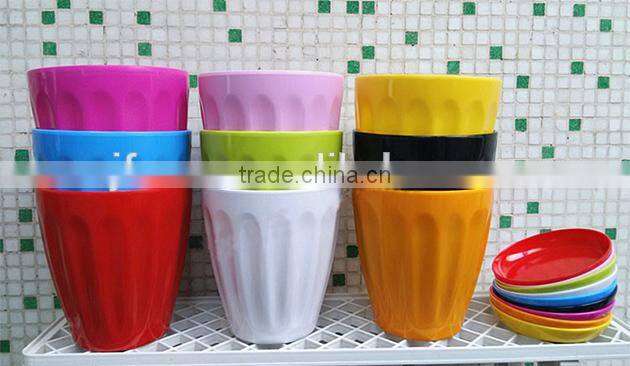 Wholesale cheap color plastic flowerpot