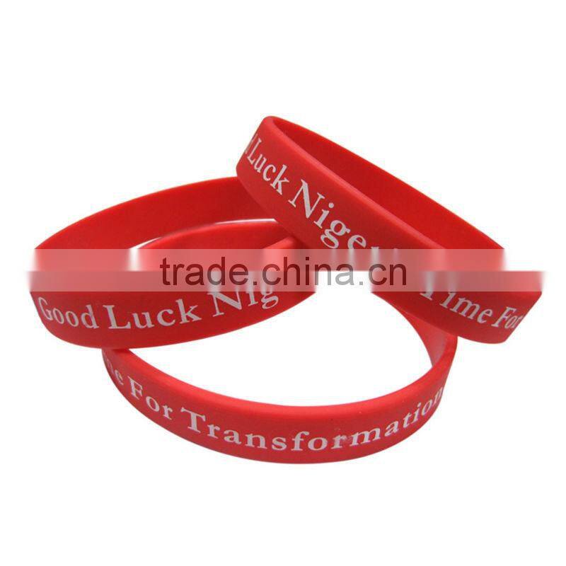 Novelty Design Color changing silicone wristband