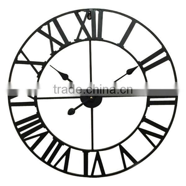 Best Sale!!!Metal Carved Antique Wal Clock Colorful Numeral European Style