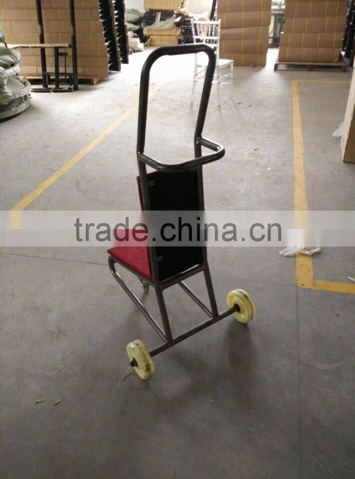 Durable stacking banquet chair trolley