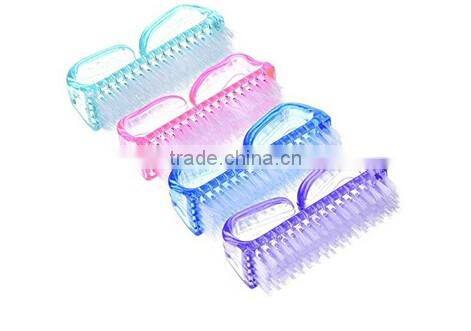 Europe markets for two sides nail cleaning brush brush nail plastic nail brush nail