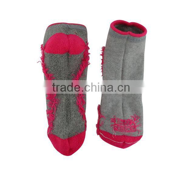 Custom fashion short warm terry teen girl sex sock