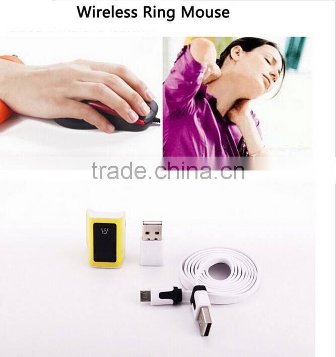 2016 Hot Selling Cute Fashional wireless finger mouse 3D mouse beautiful design wearable Wireless bluetooth 3d finger mouse