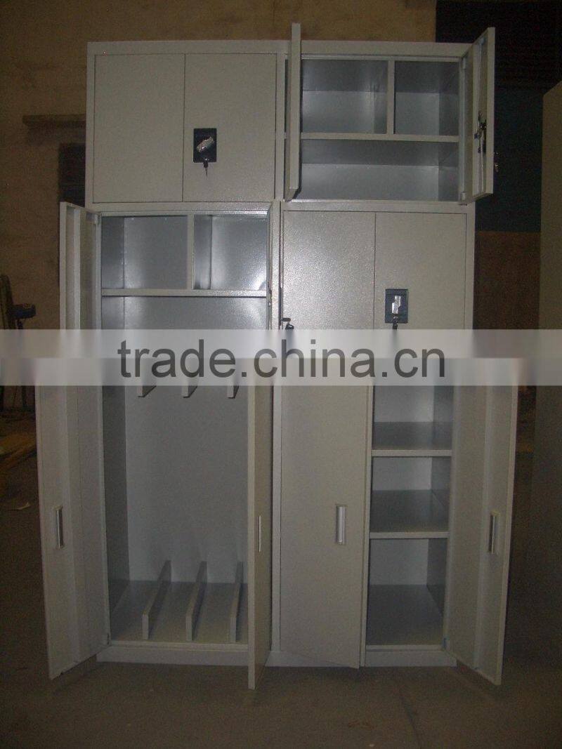 steel 3-section filing storage cabinet