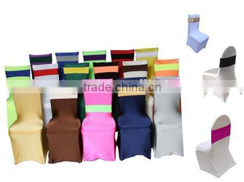 Factory wholesale wedding banquet plain spandex chair cover