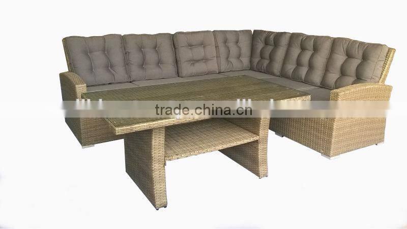 Outdoor PE Rattan Garden Sofa Set