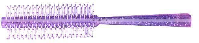 plastic round hair comb