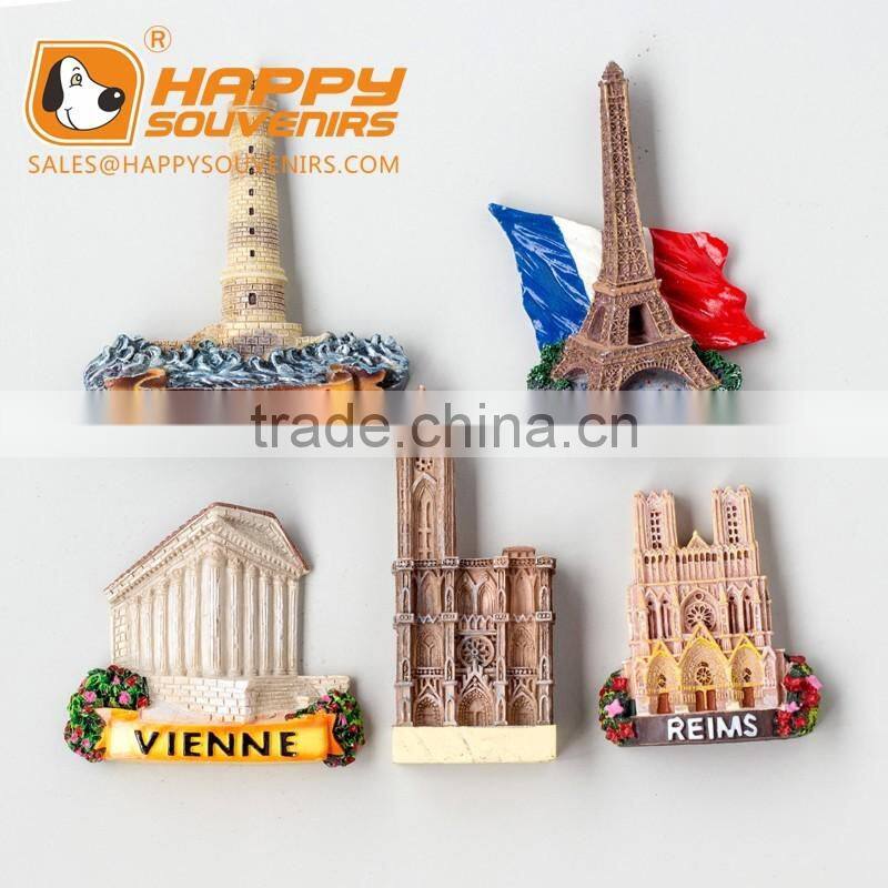 Resin fridge magnets tourism souvenis in magnets for home decor