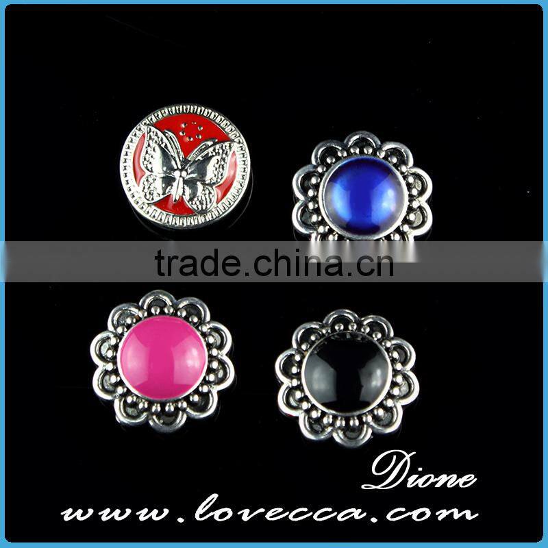 Hot Sale Crystal Beaded Jewelry button interchangeable jewelry