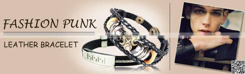 New Arrival Adjustable Creative Personalized suede leather bracelet