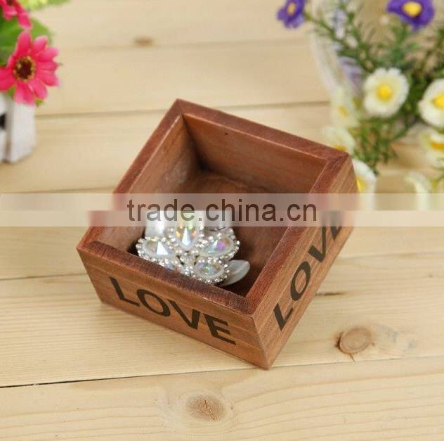 Do the old Mini multifunctional wooden storage box