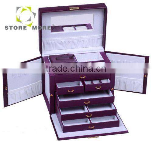 Purple Jewelry Box Good Quality Custom Jewelry Sets Packaging