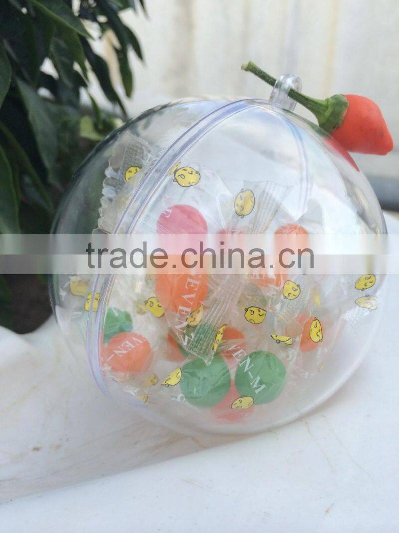 Plastic decorating ball