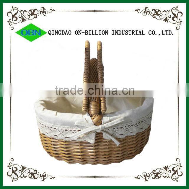 2014 new cheap takeaway handmade rattan willow food container
