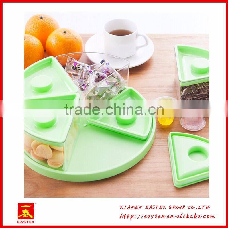 Fashionable pressurized pot with covers to storage food