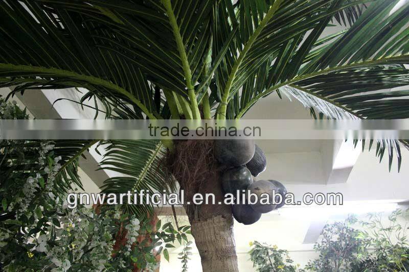 APM022 GNW Artificial Coconut Palm Tree for Sale 10ft High for Landscaping Decorative Outdoor use