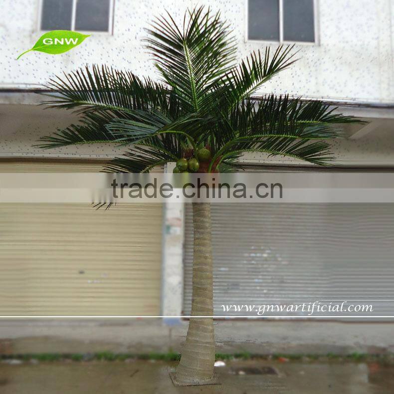 GNW APM022 Artificial Coconut Palm Tree Fake Green Trees for outdoor garden landscaping