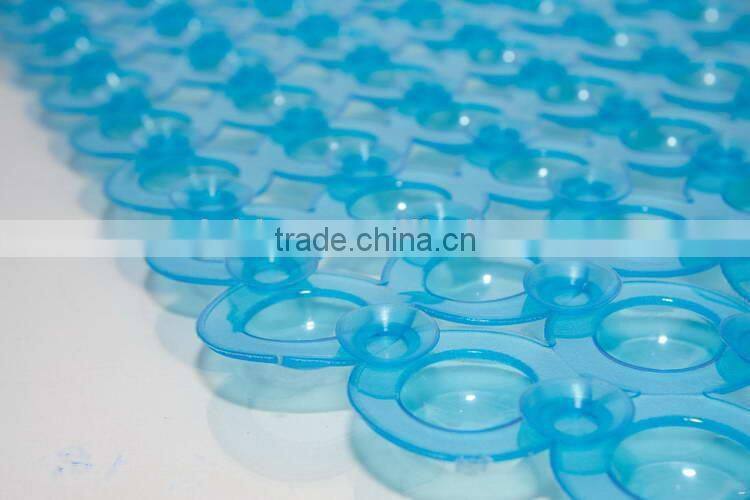 Design leaf texture high quality pvc bath mat